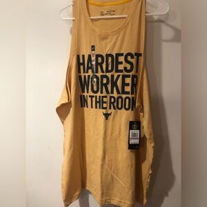 Project Rock “Hardest worker” muscle shirt XXL